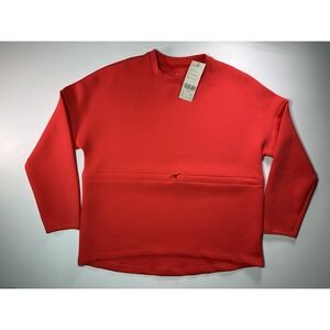 Sweaty Betty Grace Crew‎ Neck Sweatshirt Womens Large Pullover Adjustable Pentas
